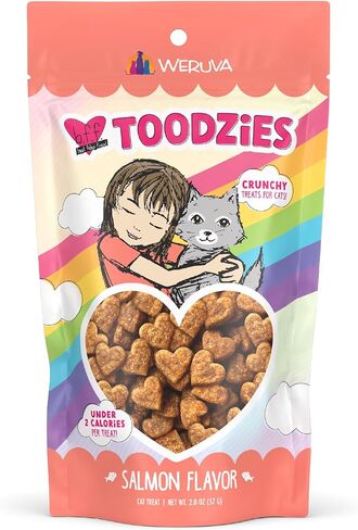 Weruva BFF Toodzies، حلوى السلمون المقرمشة للقطط، 2 أونصة in Saudi Arabia