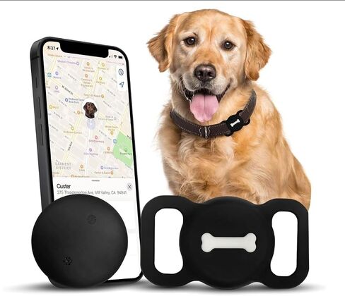 Cat dogTracker GPS，Bluetooth Tracker, Waterproof No Monthly Fee Advanced Tracking Solution Smart Collar for Pet Safety Ideal Small Large Cats Phone Finder. Both iOS and Android Compatible. in Saudi Arabia