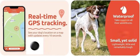 Cat dogTracker GPS，Bluetooth Tracker, Waterproof No Monthly Fee Advanced Tracking Solution Smart Collar for Pet Safety Ideal Small Large Cats Phone Finder. Both iOS and Android Compatible. in Saudi Arabia