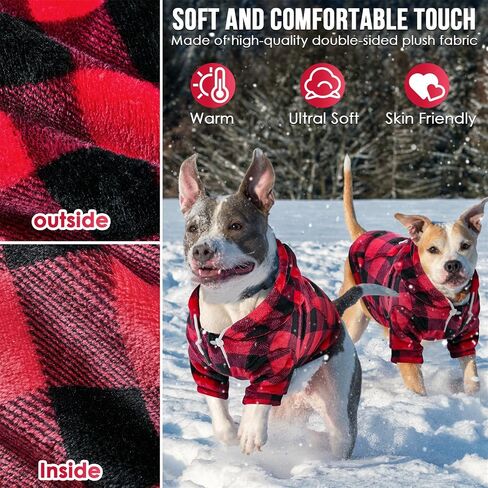 SlowTon Dog Hoodie Tie Dye - Warm Dog Sweater Hoodies with Pocket, Fall Winter Dogs Coat Jacket Pet Outfit Puppy Hooded Sweatshirt Clothes for Small Medium Large Dogs (Blue,L) in Saudi Arabia