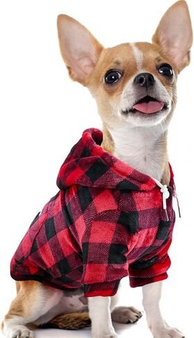 SlowTon Dog Hoodie Tie Dye - Warm Dog Sweater Hoodies with Pocket, Fall Winter Dogs Coat Jacket Pet Outfit Puppy Hooded Sweatshirt Clothes for Small Medium Large Dogs (Blue,L) in Saudi Arabia