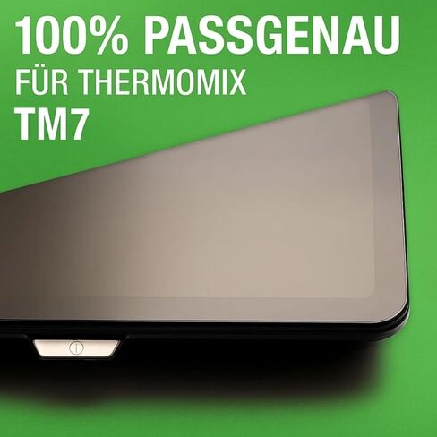 مجموعة من قطعتين من واقي الشاشة الزجاجي المقوى المتوافق مع Thermomix TM7 المتوافق مع ملحقات Thermomix TM7 فائقة الوضوح ومقاومة للخدش in Saudi Arabia