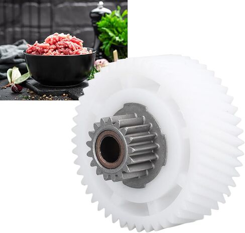 TOPINCN Meat Grinder Gear Spare Part, Stainless Steel Plastic Meat Grinder Mincer Pinion Accessories, Replacement with Wide Compatibility and Easy Installation in Saudi Arabia