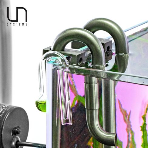 Ultum Nature Systems CO2 Drop Checker - Glass CO2 Drop Checker for Aquarium, CO2 Aquarium Kit with Solution, CO2 Monitor Complete Set for Planted Aquariums - Drop Checker Hang on Edge Mount (HD) in Saudi Arabia