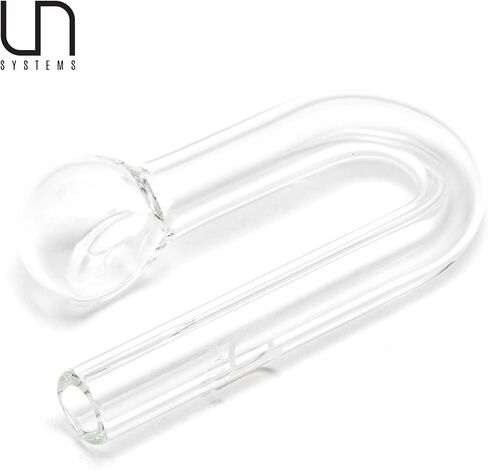 Ultum Nature Systems CO2 Drop Checker - Glass CO2 Drop Checker for Aquarium, CO2 Aquarium Kit with Solution, CO2 Monitor Complete Set for Planted Aquariums - Drop Checker Hang on Edge Mount (HD) in Saudi Arabia