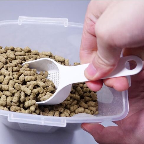 ملعقة تغذية الأرانب لغربلة مساحيق الطعام، مغرفة تغذية الحيوانات الصغيرة للأرنب، وكريات خنزير غينيا، ملحق تغذية الأرنب للأقفاص in Kuwait