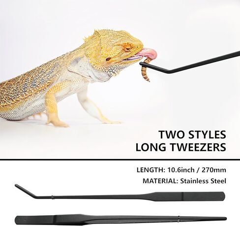 Bearded Dragon Accessories, Beardie Tank Accessories, 12 Packs Reptile Feeding & Watering Tool Set for Gecko Lizard and Small Animal in Saudi Arabia