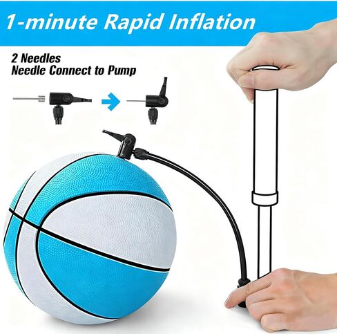 TNELTUEB Mini Basketball Replacement 8.5 Inch Mini Pool Basketballs Ball Hoop Indoor Outdoor Toy, Fits All Standard Swimming Pool Basketball Hoop Pool Game Toy Water Games in Kuwait