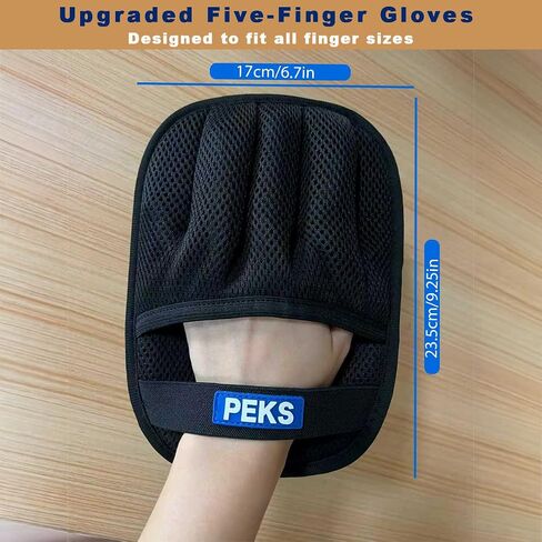 PEKS (2 Pcs) Pet Hair Remover Tool for Sofas, Car Seats, Bed, Couch, Clothing, Carpets. Newly Upgraded Reusable Electrostatic Brush, Pet Hair Removal Gloves for Dogs, Cats in Saudi Arabia