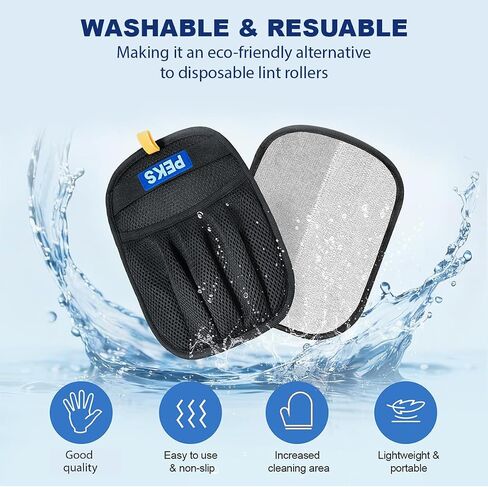 PEKS (2 Pcs) Pet Hair Remover Tool for Sofas, Car Seats, Bed, Couch, Clothing, Carpets. Newly Upgraded Reusable Electrostatic Brush, Pet Hair Removal Gloves for Dogs, Cats in Saudi Arabia