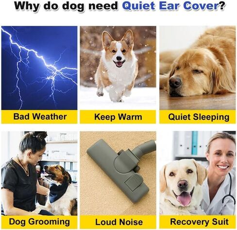 Pet Hat Noise-Proof Cute Warmth Dog Calming Earmuffs Breathable Puppy Cap(S-White Bear) in Saudi Arabia