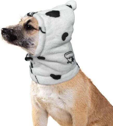 Pet Hat Noise-Proof Cute Warmth Dog Calming Earmuffs Breathable Puppy Cap(S-White Bear) in Saudi Arabia