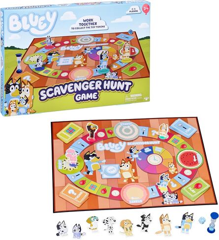 Bluey Pass the Parcel Musical Game, Soft 8" (20cm) Plush, Game for Kids in Kuwait