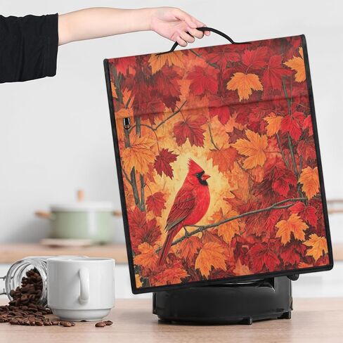 Autumn Maples Kitchen Aid Mixer Cover Red Birds Coffee Maker Cover Stand Mixer Covers Compatible with 6-8 Quart Tilt Head Bowl Lift Dust Cover with Pockets for Accessories in Kuwait