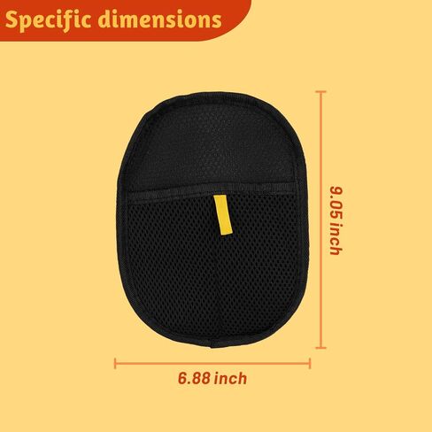 2 PCS Pet Hair Removal Gloves, Electrostatic Dog and Cat Hair Remover, Reusable Grooming Gloves for Pet Fur on Couch, Furniture, Carpet, Curtain, Efficient Animal Hair Removal Tool in Saudi Arabia