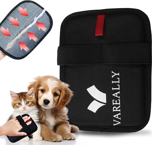 Pet Hair Removal Glove – Reusable Electrostatic Grooming Gloves for Dogs & Cats – Pet Hair Removal Dog Hair Remover in Saudi Arabia