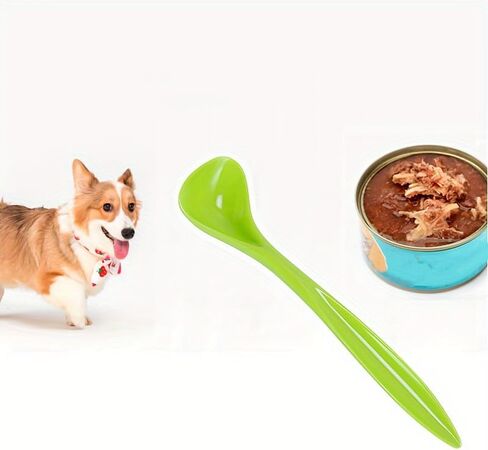 Random Color Durable Plastic Pet Food Can Spoon: Easy to Clean, Non - Electric in Saudi Arabia