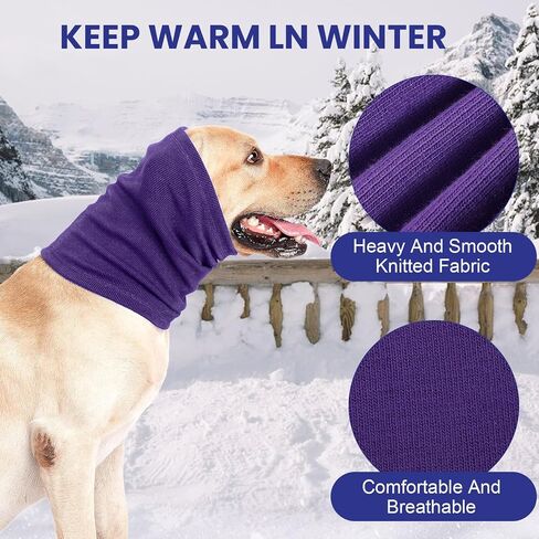 4 Pcs 3 Size Dog Ear Muffs, Stretchy Hoodie for Dog, Non-Noise Dogs Ear Muffs, Cute Dogs Ears Covers for Neck Warmer Bath Grooming Drying Noise Protection(Small/Medium/Large) in Saudi Arabia