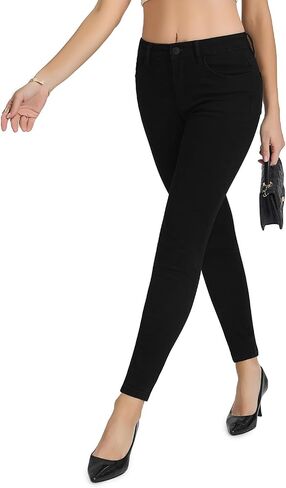 VIPONES Jeans for Women High Waisted Skinny Stretch Soft Slim Fit Distressed Comfy Denim Pants in Saudi Arabia