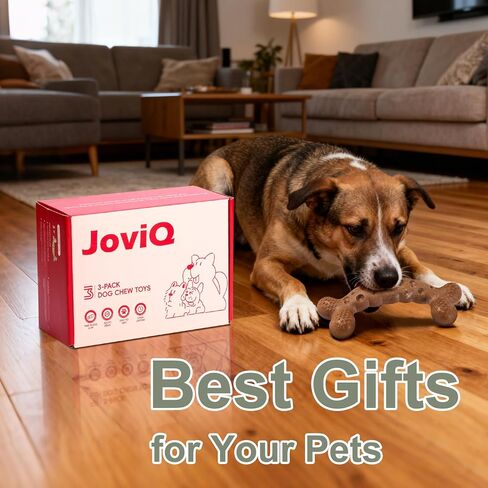 Dog Chew Toy for Aggressive Chewers Bacon Flavored Indestructible Dog Bone Toys for Medium/Large Breed to Keep Them Busy in Saudi Arabia