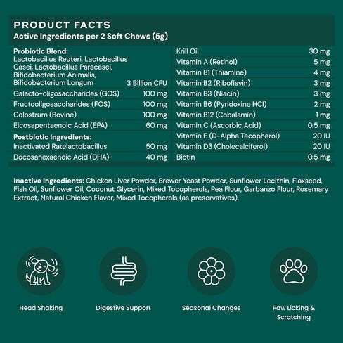 Dog Probiotic and Multivitamin Chews in Saudi Arabia