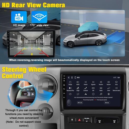 Stereo Awesafe Car Ford F150 2009 2010 2011 2012 (Auto AC Only) ، استبدال راديو Car الشاشة باللمس مع Carplay Android Auto GPS Navigation Am FM in Kuwait