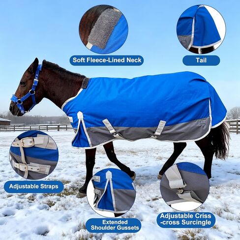 بطانية صغيرة للحصان المهر المهر 260 جرام حشوة متوسطة الوزن قابلة للتنفس 1200D بطانيات شتوية مصغرة للخيول in Kuwait