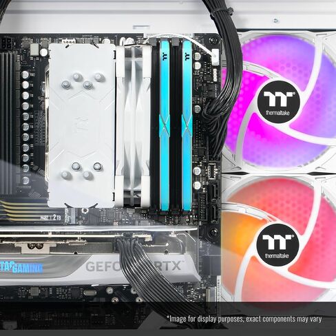 Thermaltake LCGS View 8760S-170 Gaming Desktop (AMD Ryzen™ 7 8700F, ToughRam 16GB DDR5 6000MT/s RGB Memory, NVIDIA GeForce® RTX 5060, 1TB NVMe M.2, WiFi, Windows 11) V17S-B650-560-LCS in Saudi Arabia