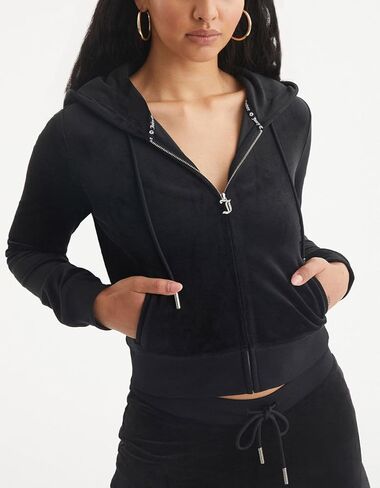 Juicy Couture Bling Track Jacket Liquorice 1 MD (US 6-8) in Kuwait