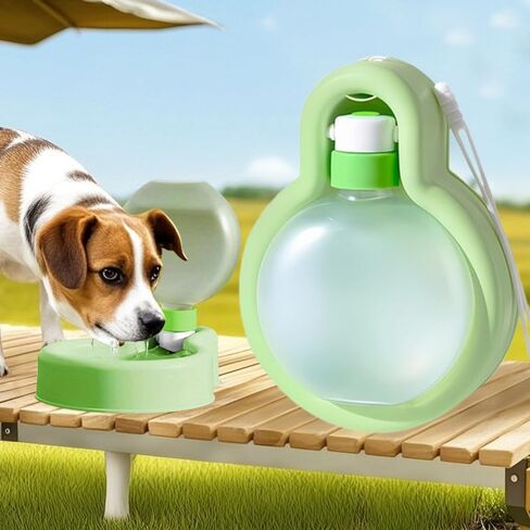 Green Pet Outdoor Water Bottle with Dual Capacity Options 500ml/350ml, Leak-Proof, Food-Grade Plastic, Portable for Travel, 500ml in Saudi Arabia