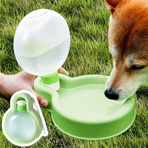 Green Pet Outdoor Water Bottle with Dual Capacity Options 500ml/350ml, Leak-Proof, Food-Grade Plastic, Portable for Travel, 500ml in Saudi Arabia