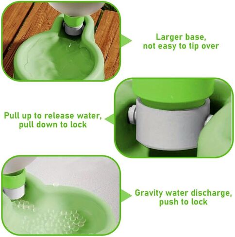 Green Pet Outdoor Water Bottle with Dual Capacity Options 500ml/350ml, Leak-Proof, Food-Grade Plastic, Portable for Travel, 500ml in Saudi Arabia