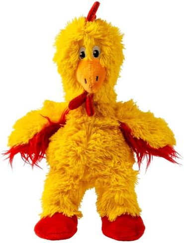 KONG Knots Chicken Dog Toy – Internal Knotted Rope & Dual Squeakers – Durable Plush with Minimal Stuffing, Indoor/Outdoor Chew & Tug Toy (Medium/Large) in Saudi Arabia