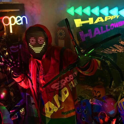 أصابع مفصلية من Magoog Halloween مع قفازات منقوشة، وصلات أصابع مفصلية، يد مخلب عظم هيكل عظمي مخيف، مخالب أصابع دعائم الهالوين، تناسب معظم أحجام الأصابع، أسود in Kuwait