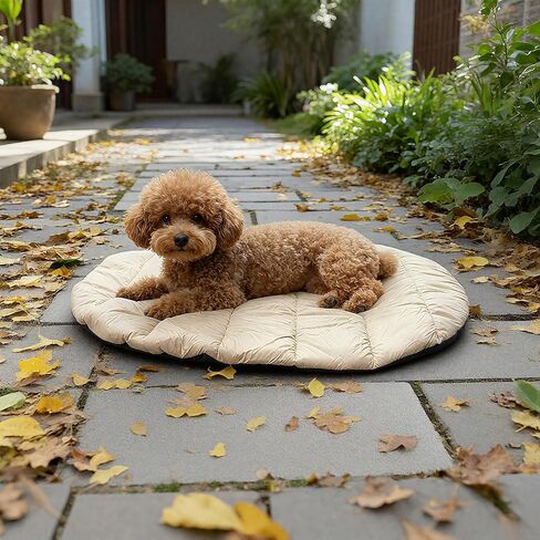 Camping Dog Bed, Travel Dog Bed,33.46“ x 27.26“, Washable & Foldable& Stain-Resistant, Waterproof Pets Mat, Indoor Outdoor Use, Easy Carry, Ideal for All Breeds, Reversible Portable Mat for Dogs in Saudi Arabia