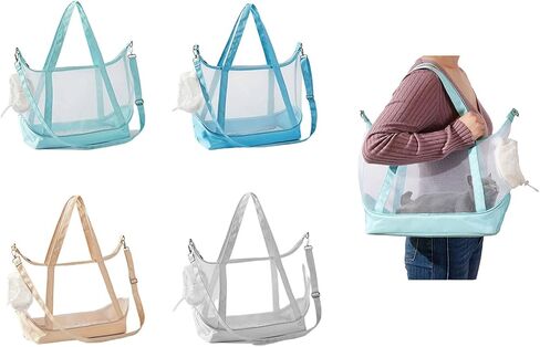 Nylon Net Pet Carriers Bag with Ventilated Design Portable Carrying for Cats Travel Outdoor Cats Travel in Saudi Arabia