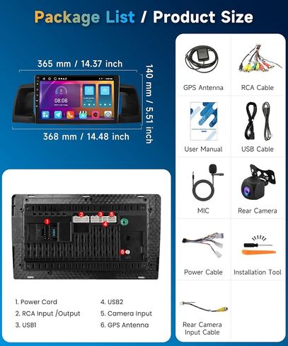 8core4+64g سيار ستيريو لتويوتا كورولا EX 2007-2012 اللاسلكي اللاسلكي/Android Auto Android مع شاشة Qualcomm 9 " in Saudi Arabia
