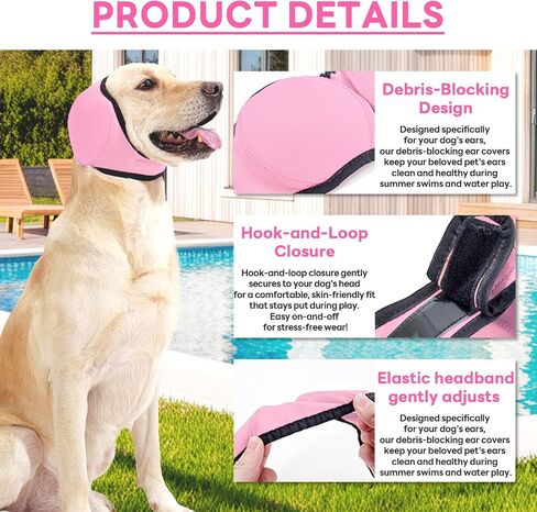 Dog Ear Muffs Noise Protection, Comfortable, Stress-Reducing Design, Perfect for Noise Reduction, Water Protection & Anxiety in Saudi Arabia
