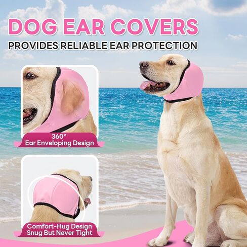 Dog Ear Muffs Noise Protection, Comfortable, Stress-Reducing Design, Perfect for Noise Reduction, Water Protection & Anxiety in Saudi Arabia