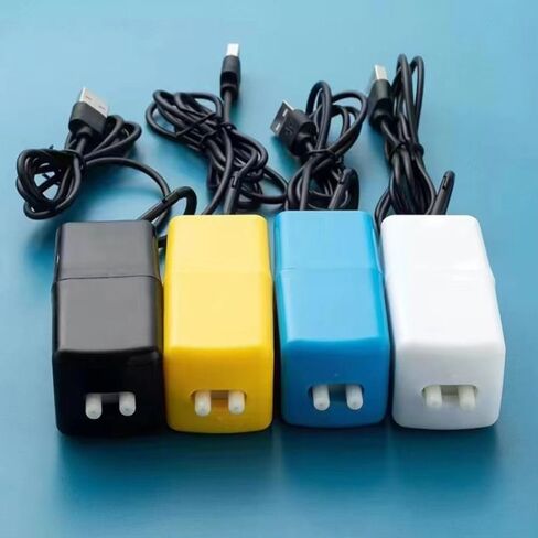 مضخة هواء لحوض السمك USB مع حجر هواء وأنبوب سيليكون مضخة أكسجين صغيرة صامتة لخزان حوض السمك (أسود) in Saudi Arabia