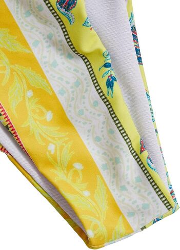 WDIRARA Women's Floral Print Tie Side Swimwear Straps Bikini Sets Swimsuits in Saudi Arabia