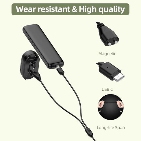 قطعتان من شاحن طوق الصدمات للكلاب، طوق تدريب Jugbow/Delupet/Yawpet، 2 في 1 USB C وكابل شحن مغناطيسي لطوق الكلب وجهاز التحكم عن بعد in Kuwait