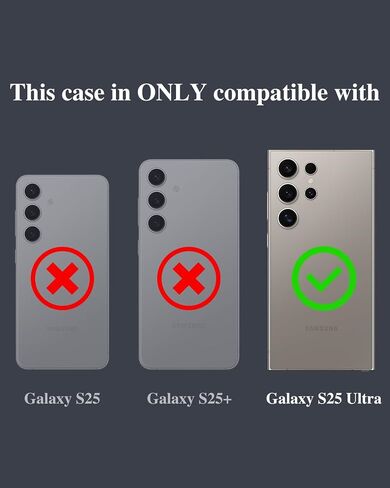 IMCHEN for Samsung Galaxy S25 Ultra Metal Case - Heavy-Duty Protection | Titanium in Saudi Arabia