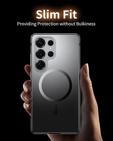 IMCHEN for Samsung Galaxy S25 Ultra Metal Case - Heavy-Duty Protection | Titanium in Saudi Arabia
