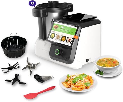 upliance AI Cooking Assistant | 750+ Recipes | AI Powered | 12 Modes | Weighing Scale | App & WiFi | 220-204V | Use with Transformer in USA in Saudi Arabia