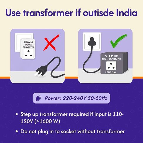 upliance AI Cooking Assistant | 750+ Recipes | AI Powered | 12 Modes | Weighing Scale | App & WiFi | 220-204V | Use with Transformer in USA in Saudi Arabia