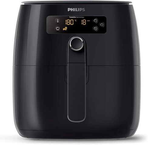 مقلاة هوائية فيليبس، أفانس تيربو ستار، رقمية، أسود، HD9641/96 in Kuwait