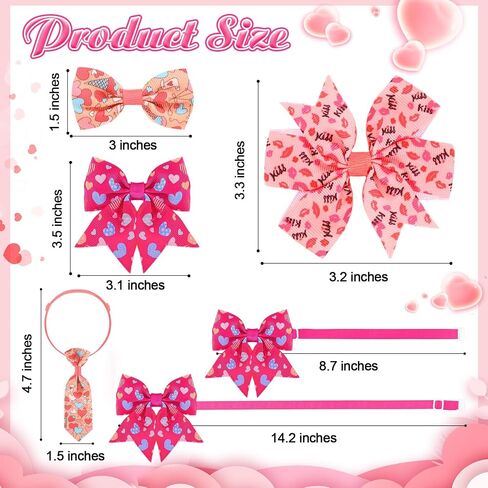 Talltalk 120 Pcs Thanksgiving and Christmas Dog Bow Tie Collar Set Pet Adjustable Grooming Holiday Accessories Decoration for Dog Cat in Saudi Arabia