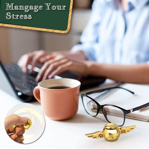 Rainbow Fidget Spinner Toy for Kids Adults, Fidget Orb Ball Finger Hand Spinners Desk Decoration Fingertip Gyro for Anti Anxiety Stress Relief, Birthday Gift Stocking Stuffer in Kuwait