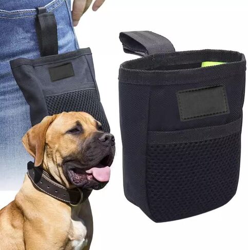 Dog Training Treat Pouch Small Portable Dog Treat Pouch Bag with Clip Pet Bait Snack Reward Puppy Training Container Food Treat Feeding Holder Mini Dog Treat Tote Waist Bag for Pet Training Walking in Saudi Arabia